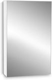 Mirror Cabinet Bathroom Shaving Vanity Wall Storage Medicine White