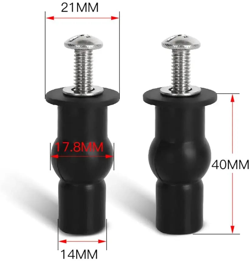 Universal Toilet Seat Hinge Bolt Screw for Top Mount Toilet Seat Hinges Pattan Australia