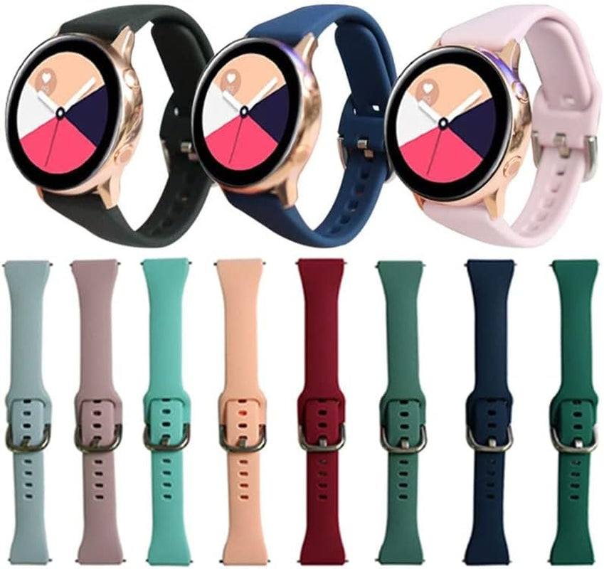 for Garmin Vivoactive 3 Strap Silicone Slim Watch Band for Garmin Forerunner 245/645/158/55 Venu 2 Plus/Venu SQ Bracelet (Color : A, Size : for Venu)