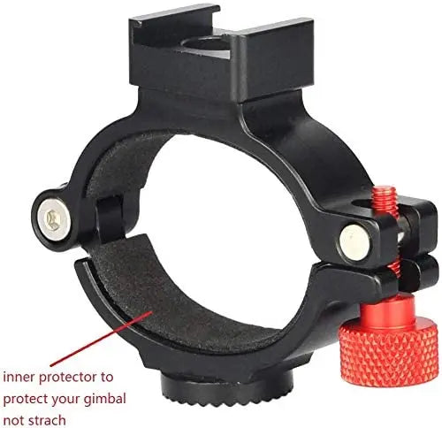 Ring Clamp Adapter for DJI OM4, OSMO Mobile 3, Gimbal Mic Mount Extension Bar Pattan Australia