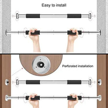 Load image into Gallery viewer, Leogreen Pull Up Bar, Home Fitness Chin Up Bar with Non Slip Handles for Body Trainer
