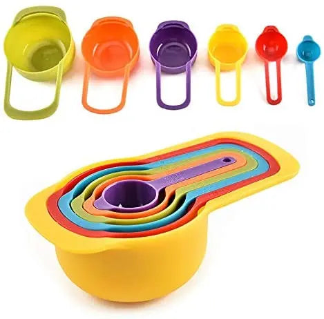 TIMEXING® Measuring Cups & Spoons with Scale Set for Milk Powder, Coffee, Baking Pattan Australia
