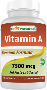 Vitamin a 25000 IU 180 Softgels