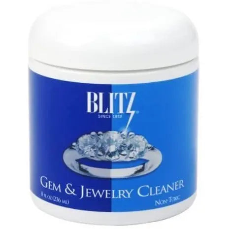 Blitz Gem & Jewelry 8 Ounce Cleaner with Basket & Brush for Fine Jewelry Pattan Australia