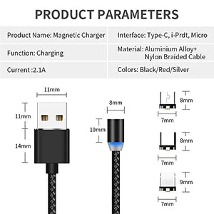 Universal Magnetic Charging Cable Black Pattan Australia