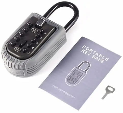 10-Digit Combination Lock Key Safe Storage Box Padlock Security Home Outdoor pattanaustralia