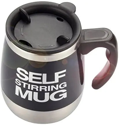 Mengshen Self Stirring Coffee Mug - Automatic, Electric, Stainless Steel for Office, Travelling 450ml Pattan Australia
