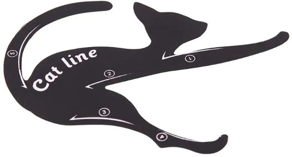 Cat Eyeliner Stencils, Professional, Premium PVC Material Smoky Eyes Makeup Applicators, Cat Shaped Eye Liner 2PCS pattanaustralia