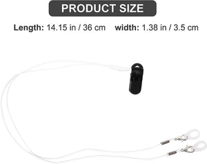 Clip Anti- Lost Lanyard Holder with anti Lost Lanyard Cord Security Clip for Adults Seniors Kids Anti- Lost Ropes
