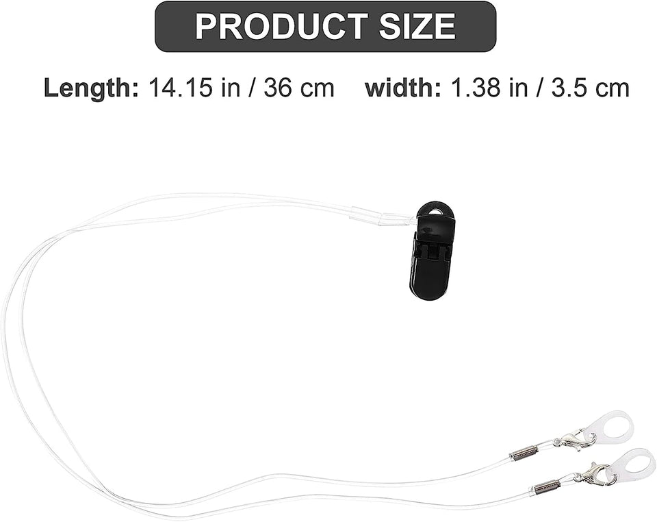 Clip Anti- Lost Lanyard Holder with anti Lost Lanyard Cord Security Clip for Adults Seniors Kids Anti- Lost Ropes