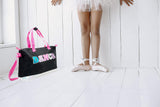 Over the Shoulder Dance Shoulder Garment Dance Bags for Girls, Teen Dancers, Costumes, Boys 14” Glitter Dance Workout Bag, Dance 2, One Size, Every Day