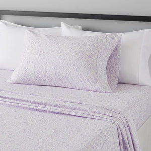 Lightweight Super Soft Easy Care Microfiber Bed Sheet Set with 14" Deep Pockets - Twin, Lavender Paisley