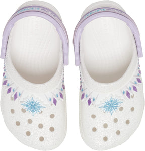 Kids Frozen II Band Clog White