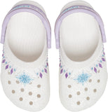 Kids Frozen II Band Clog White