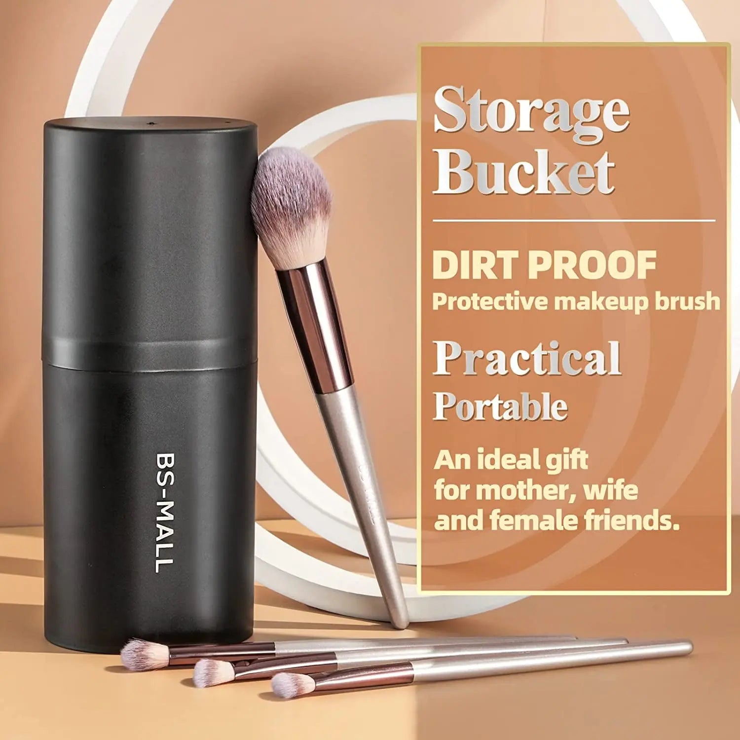 Makeup Brushes Premium Synthetic Foundation Powder Concealers Eye Shadows Silver Black Makeup Brush Sets(18 Pcs)