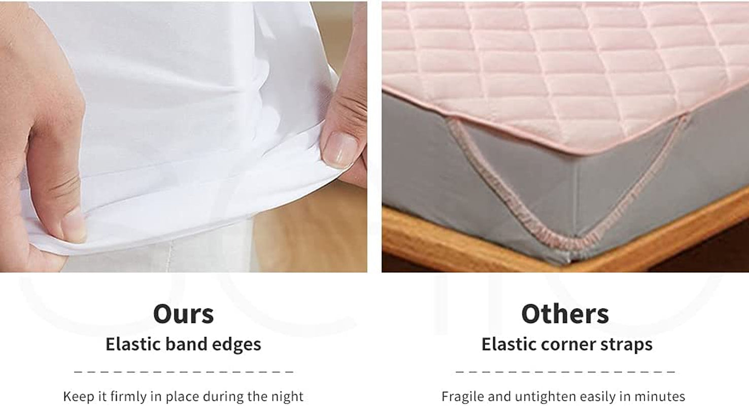 Terry Cotton Fully Fitted Waterproof Mattress Protector in Queen Size