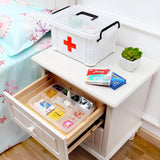 Family First Aid Medicine Box Plastic Storage Box Enlarged Thickening Portable Portable Medicine Storage Box