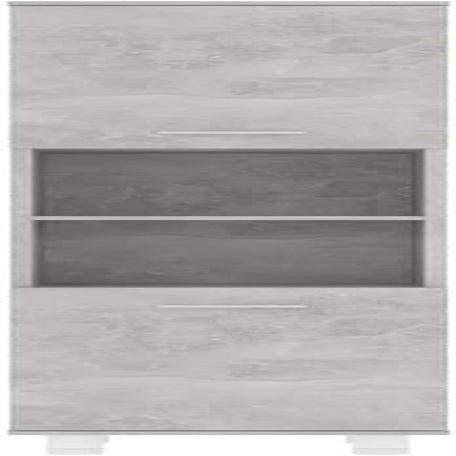 Bathroom Cabinet Indoor Home Laundry Room Washroom Toilet Rack Cupboard Storage Cabinet Shelf Furniture Concrete Grey Engineered Wood