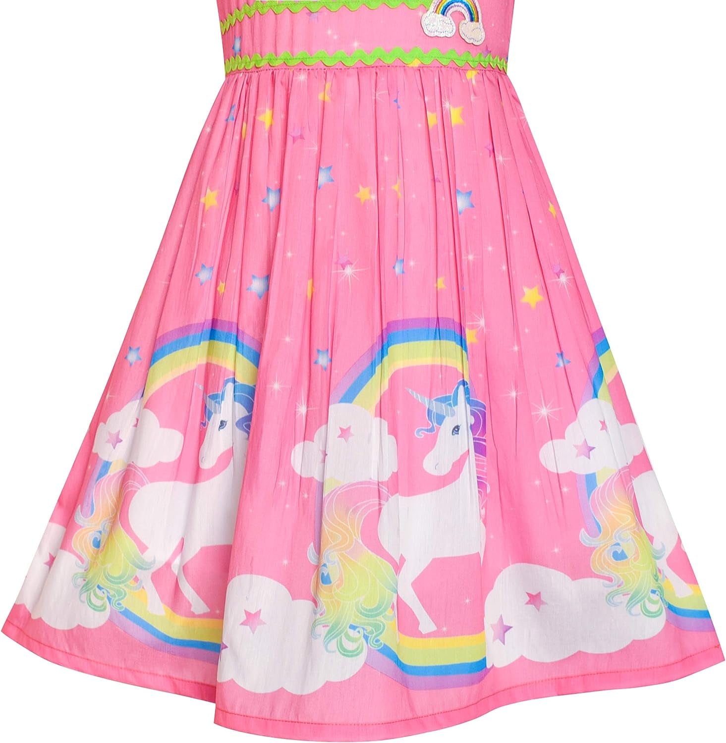 Girls Dress Purple Rose Flower Double Bow Tie Party Kids Sundress