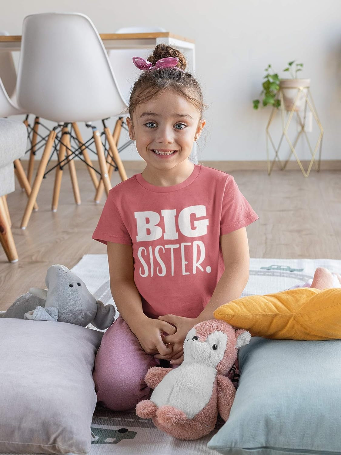 Big Sister Shirt Big Sister Announcement Toddler Shirts Promoted to Girls Outfit