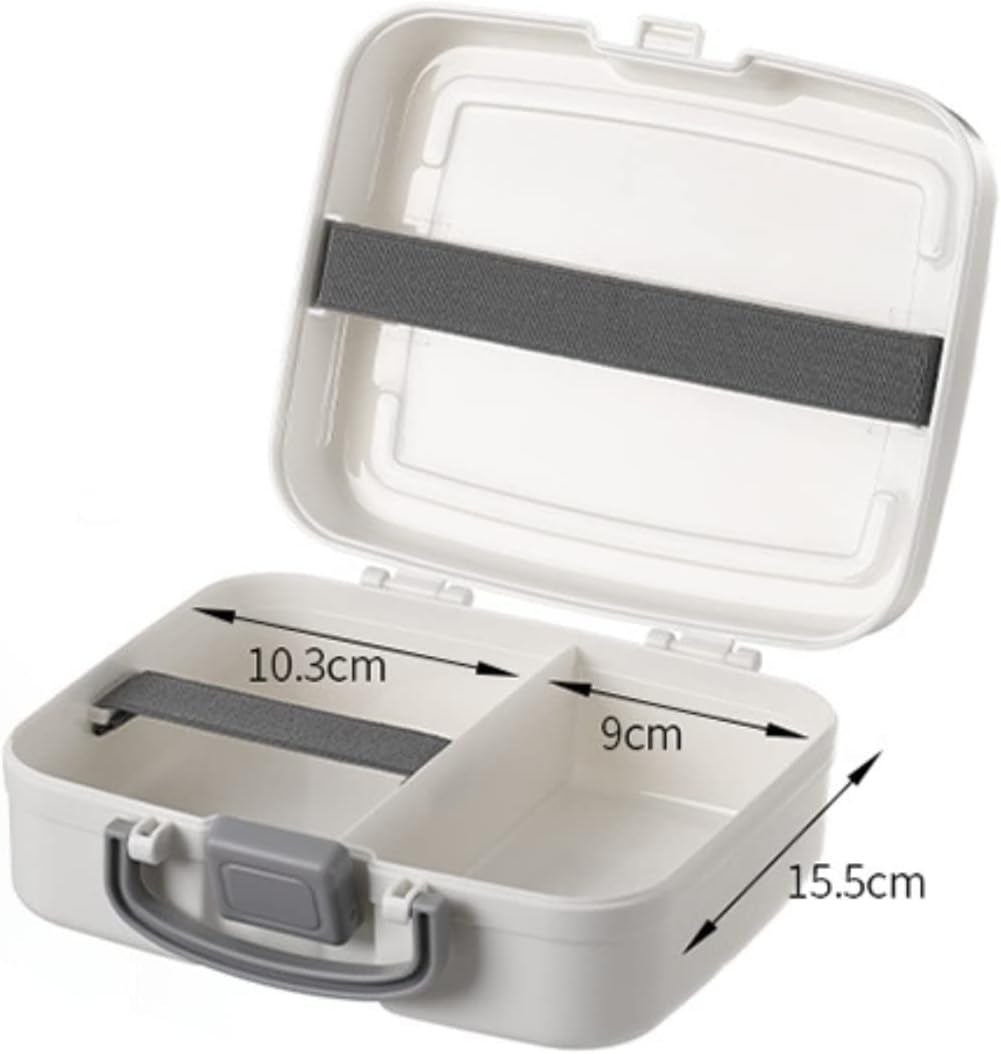 Family Large Capacity Medicine Cabinet, Easy Carry Medicine Case for Home Travel