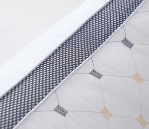 Hotel Quality Pillows, Checked, Ultra Plush Soft, Bed Pillows for Sleeping, Twin Pack