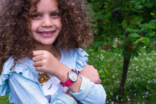 Load image into Gallery viewer, Learn the Time Past/To Girls Watch Pink Camo #ERW-WP-PT-PC
