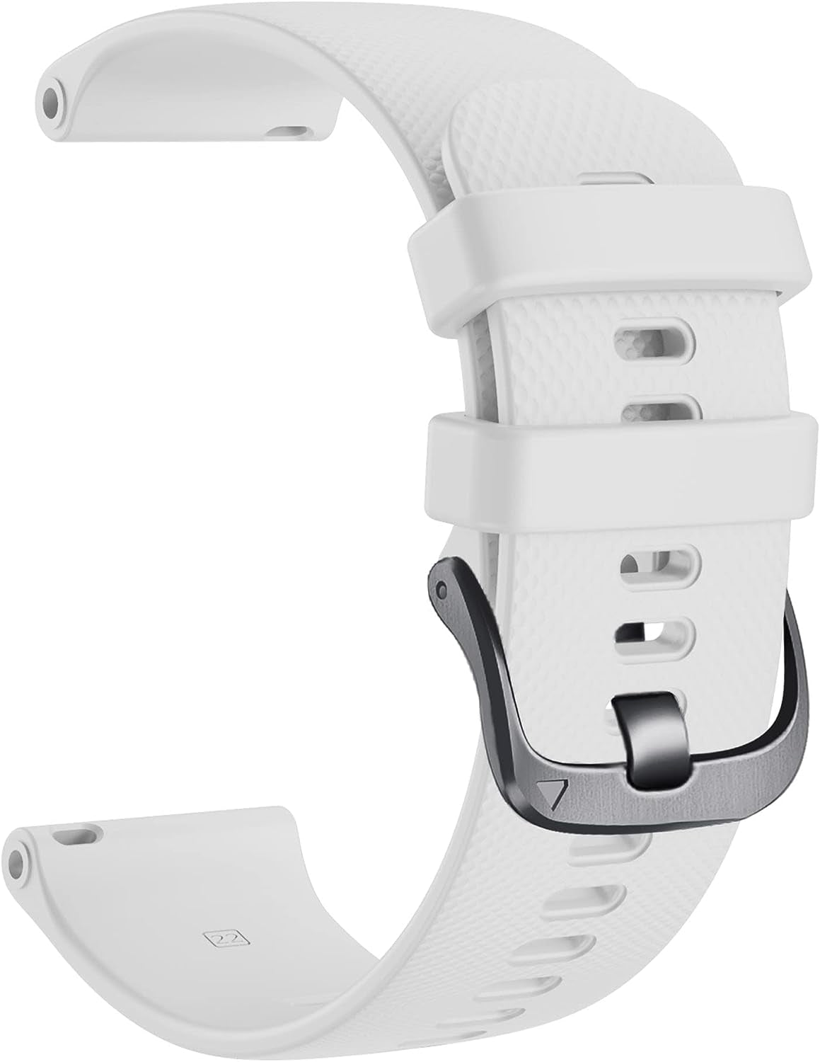 20 22Mm Smart Watch Strap for Garmin Venu/Sq/Venu2 Plus/Venu 2 Silicone Wristband Correa for Garminmove Sport Forerunner 158 55 (Color : White, Size : 22Mm for Venu 2)