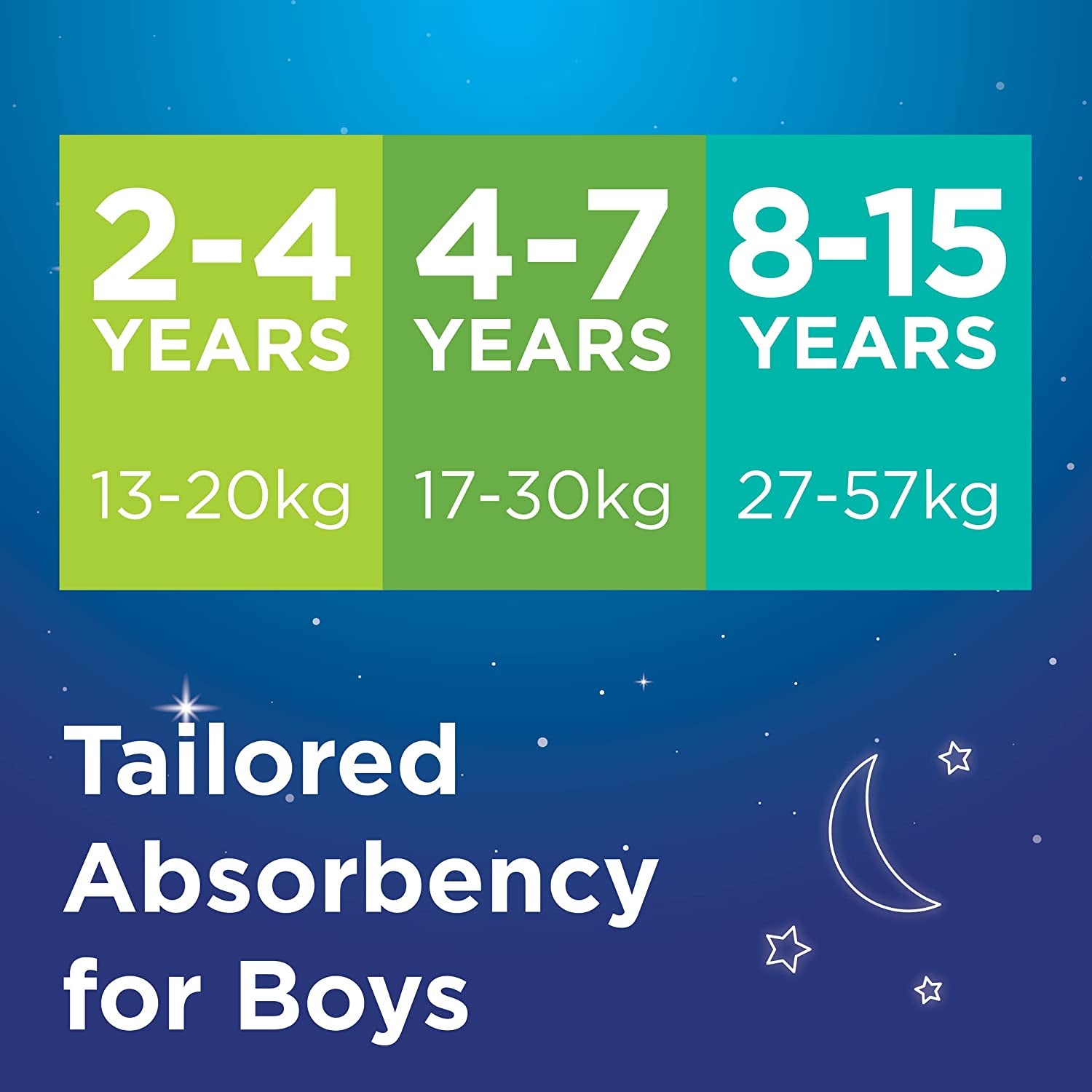 Drynites Night Time Pants for Boys 4-7 Years (17-30Kg) 9 Count