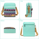 Small Crossbody Purse Printed Messenger Bag Travel Shoulder Bag for Girls and Women