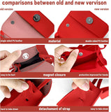 Girls Mini Shoulder Bag Little Girls Handbag with Bow Knot Mini Flap Bag Purse Small Wallet Bag Crossbody Bag for Girls Kids Toddler Age 2-5 Years Old Height 80-110Cm/31.5"-43.3"