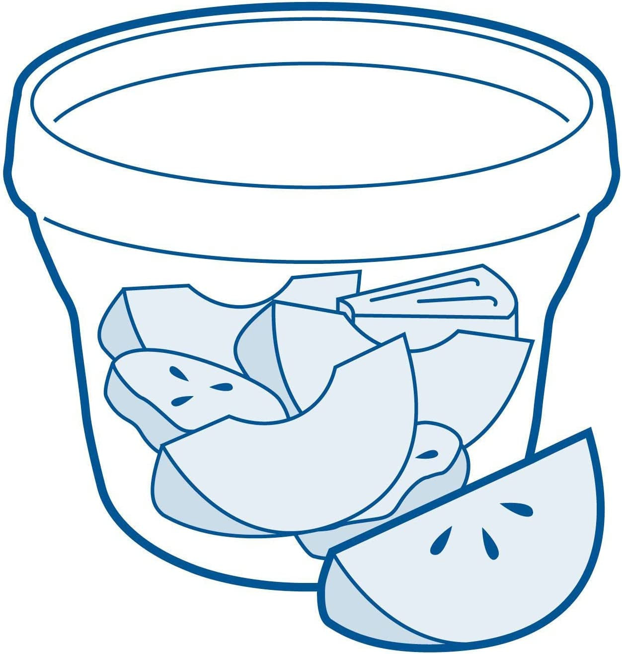 Avent Milk Powder Dispenser, 260Ml, Blue, SCF135/06