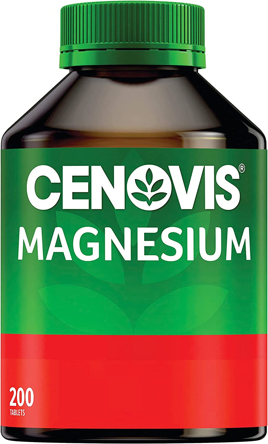 Magnesium Tablets Muscle Health Supplement - Relieves Muscle Cramps and Mild Muscle Spasms When Dietary Intake Is Inadequate, 200 Pack