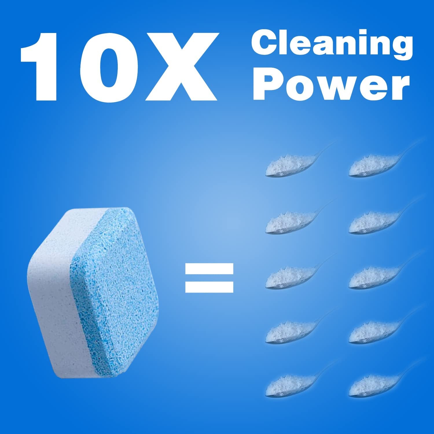 Washing Machine Cleaner Tablet, Solid Washing Machine Cleaner, Laundry Powder, Clean All Washing Machine Cleaner Front Loader, Deep Cleaning Remover with Triple Decontamination, Top Load for Bath Room Kitchen, Descaler Deep Remover Deodorant (30Pcs)