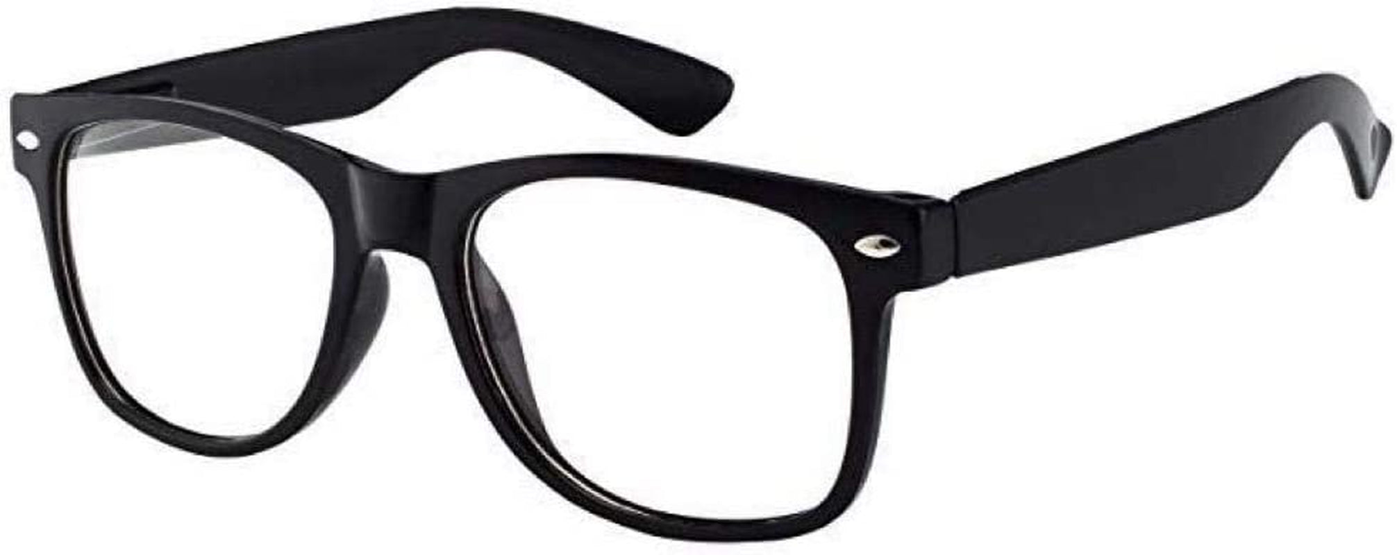 Kids Nerd Glasses Clear Lens Geek Fake Eyeglasses for Girls Boys Eyewear Age 4-12