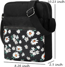 Load image into Gallery viewer, Small Crossbody Purse for Teen Girls and Women, Daisy-Black, Small
