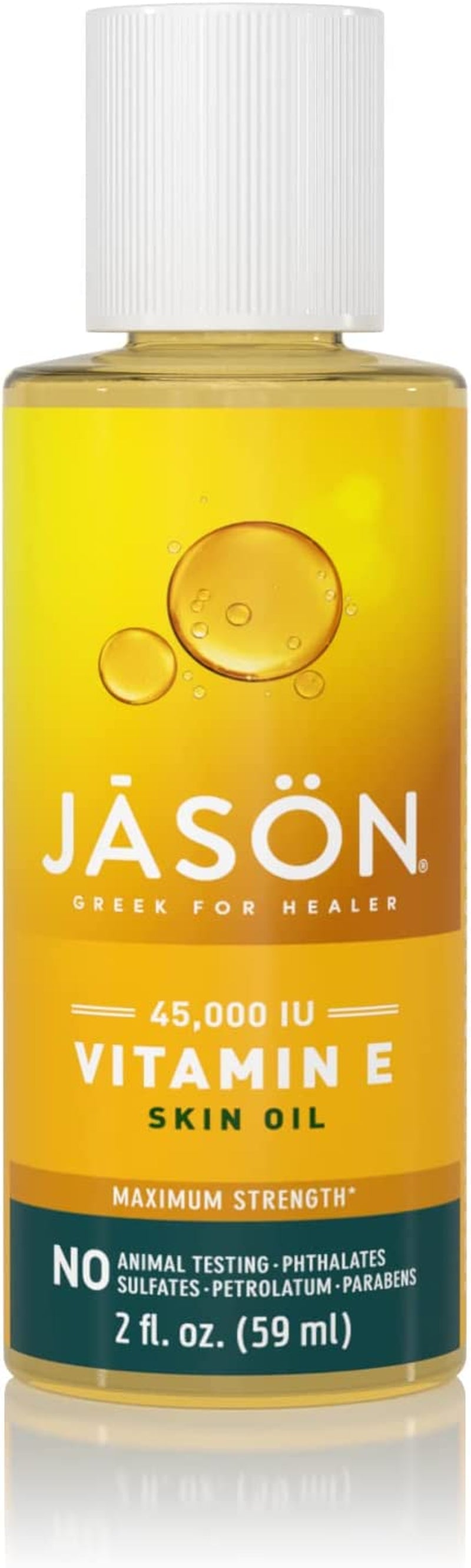 JĀSÖN Maximum Strength Skin Oil, Vitamin E 45,000 IU, 2 Oz