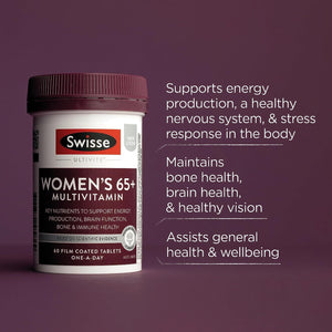 Ultivite Women'S 65+ Multivitamin | Supports Energy Production | 60 Tablets