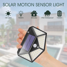 Load image into Gallery viewer, Solar Garden Light, 800LED Solar Lights Outdoor (8-Pack) Motion Solar Sensor Lights, Security Wireless IP65 Waterproof Solar Lamp Powered for Garden Fence Patio Garage Deck
