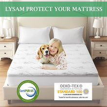 Load image into Gallery viewer, Mattress Protector King, Bamboo Mattress Cover Waterproof, 76&quot;X 80&quot; Bed Cover Noiseless Breathable Soft, Machine Washable Fitted Deep Pocket Mattress Pad Cooling for Baby Pregnant Women Older

