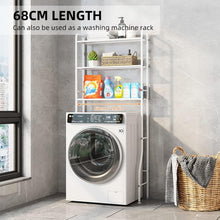 Load image into Gallery viewer, over the Toilet Storage 3-Tier over Toilet Bathroom Organizer over Washing Machine Rack Bathroom Shelf White
