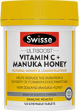 Ultiboost Vitamin C + Manuka Honey 120 Tablets