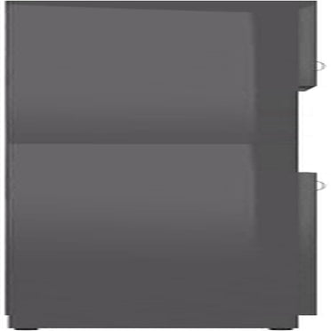 Bathroom Cabinet Home Laundry Room Rack Washroom Organiser Cupboard Storage Cabinet Furniture High Gloss Grey Engineered Wood