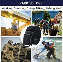 Load image into Gallery viewer, Men&#39;S Belt,  Ratchet Belt for Men Casual, Nylon Jeans Belt with Click Buckle, Breathable Fabric Waist Strap Easy Adjustable Trim to Fit
