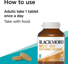 Load image into Gallery viewer, Bio C 500 Sustained Release 200 Tablets
