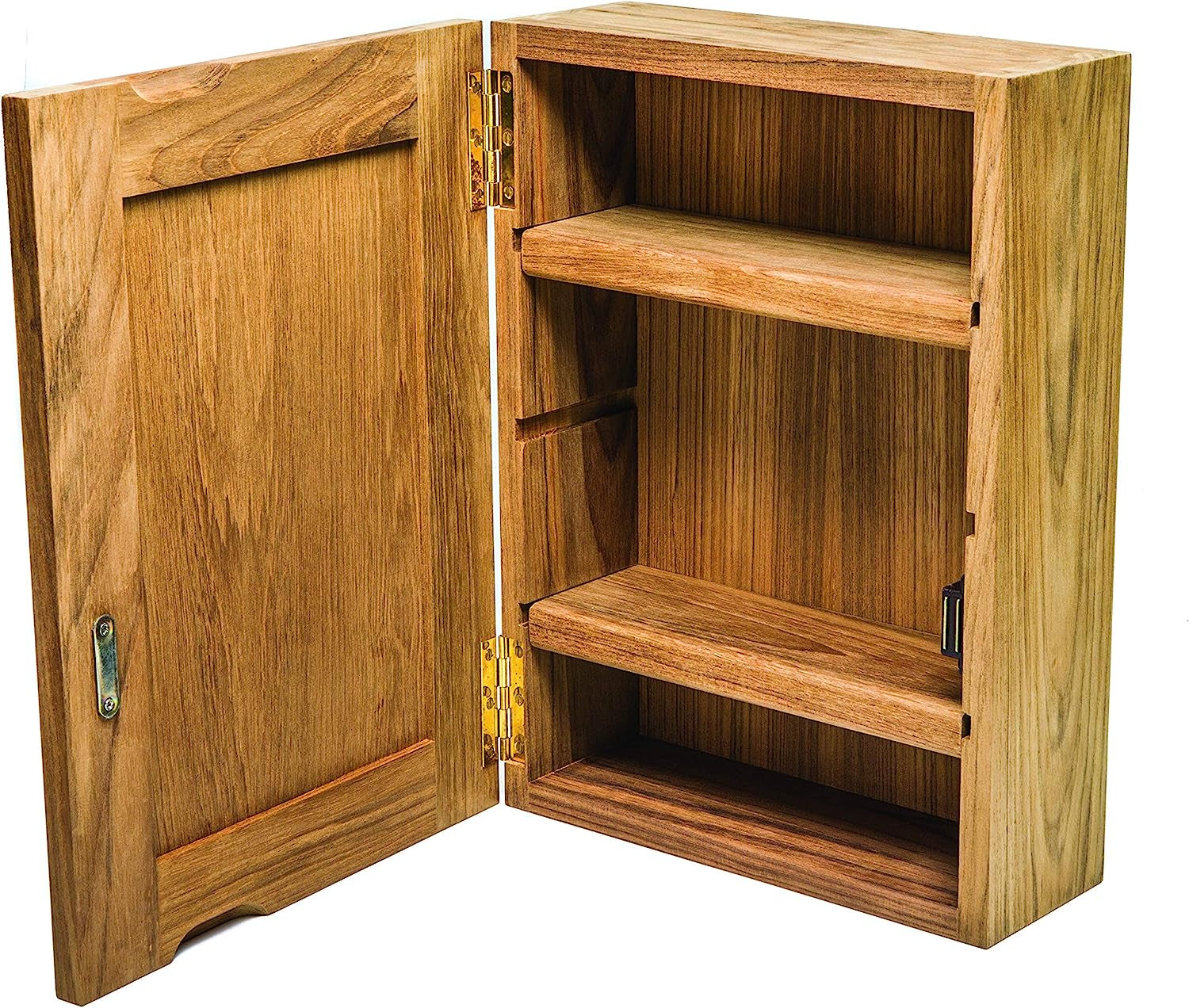62354 Teak Medicine Chest with Mirror