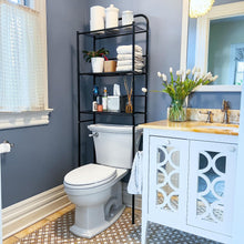 Load image into Gallery viewer, 3 Tier Toilet Rack, Black
