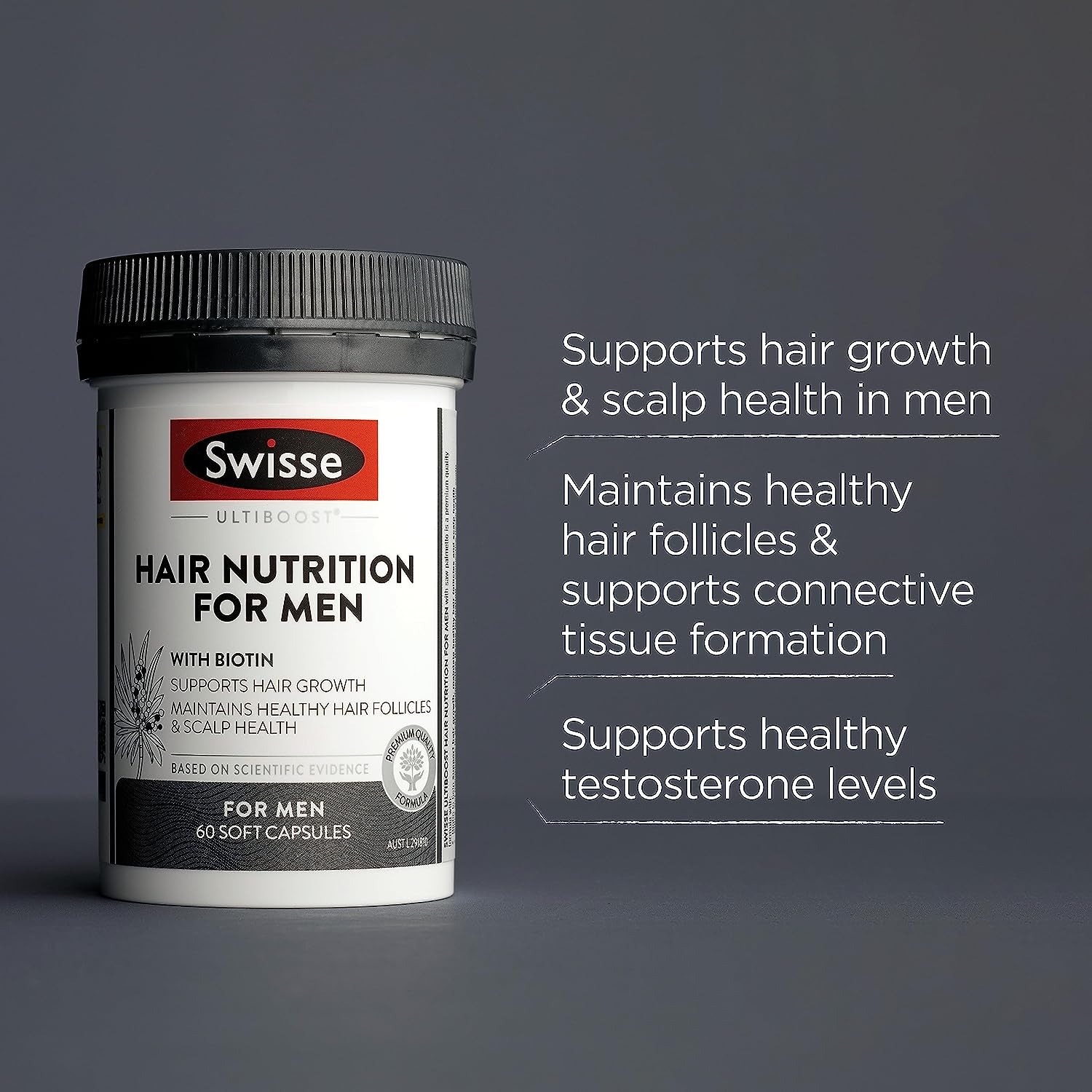 Ultiboost Hair Nutrition for Men 60 Capsules