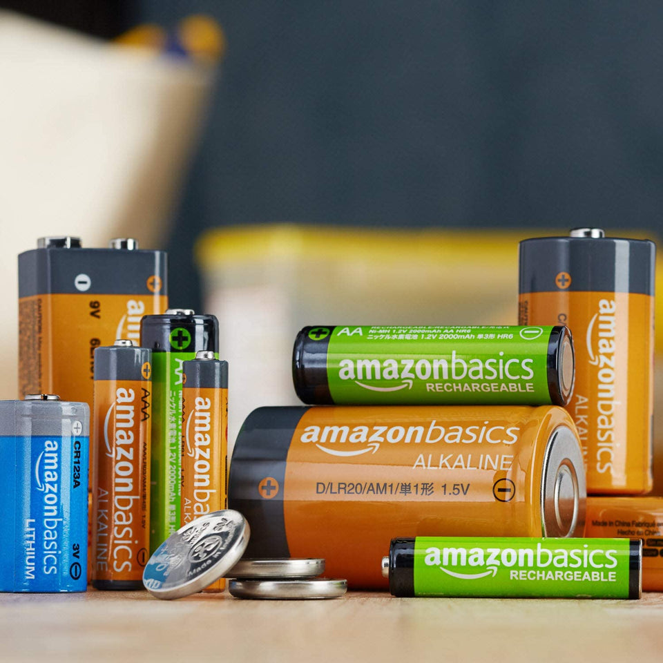 36 Pack AAA High-Performance Alkaline Batteries, 10-Year Shelf Life, Easy to Open Value Pack