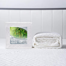 Load image into Gallery viewer, King Size Waterproof Mattress Protector Bamboo Cooling Fitted Mattress Pad Cover with Deep Pocket up to 18&#39;&#39;
